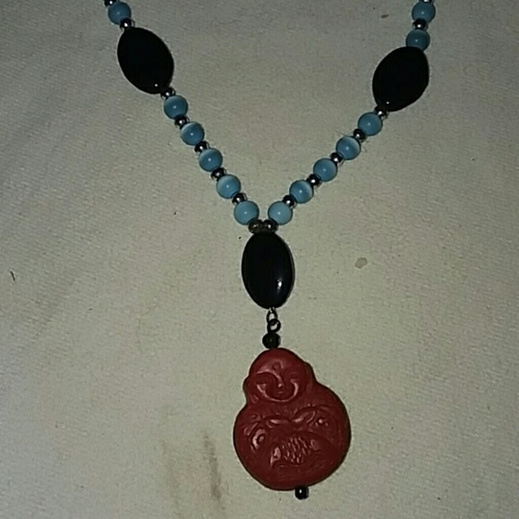 Oriental Syyle Budda Necklace ~20" - Picture 3 of 4